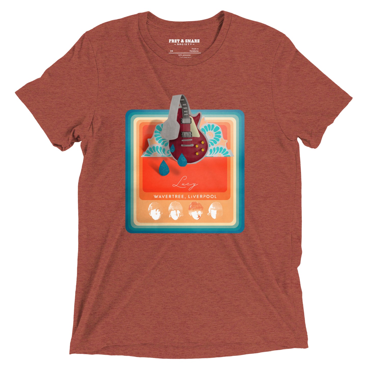 **NEW** George Harrison "While My Guitar Gently Weeps" Fan Art T-Shirt