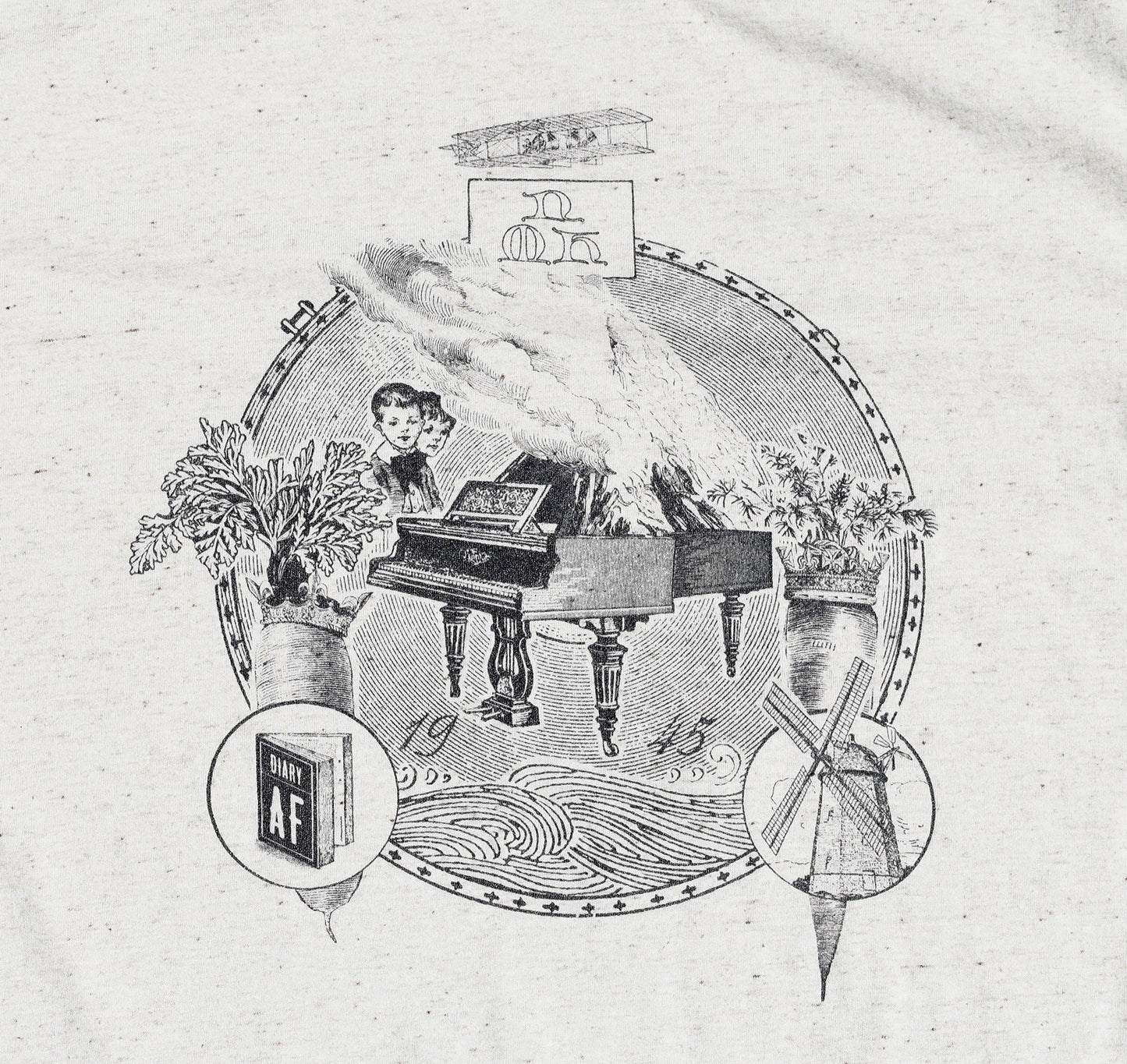 Neutral Milk Hotel "In the Aeroplane Over the Sea" Fan Art T-Shirt